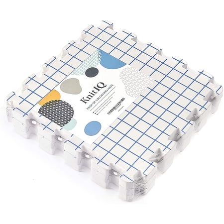 KnitIQ Blocking Mats for Knitting Extension Kit 3 Extra Blocking Boards to Increase