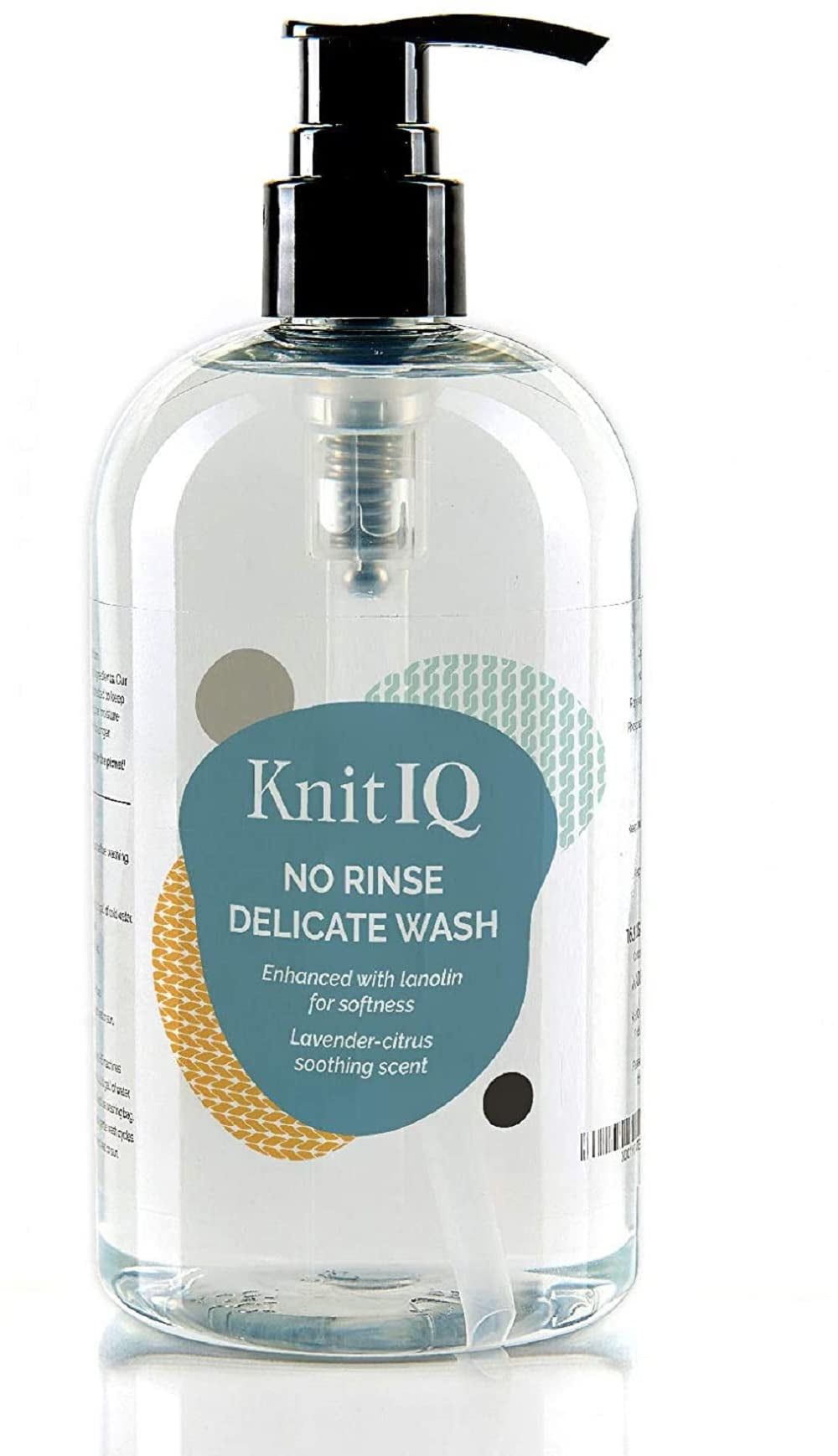KnitIQ No Rinse Delicate Wash Liquid Detergent with Lanolin for