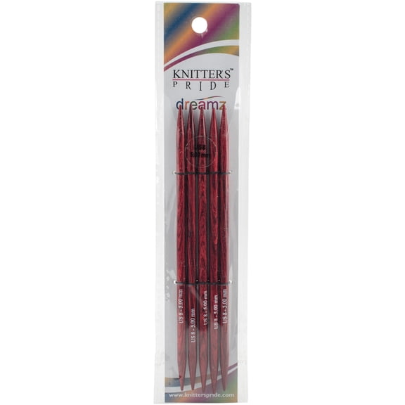 KnitPro Dreamz Double Pointed Needles 6" (15cm) | US Size 8 (5mm)