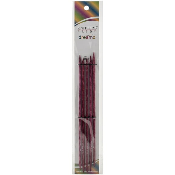 KnitPro-Dreamz Double Pointed Needles 8"-Size 6/4mm