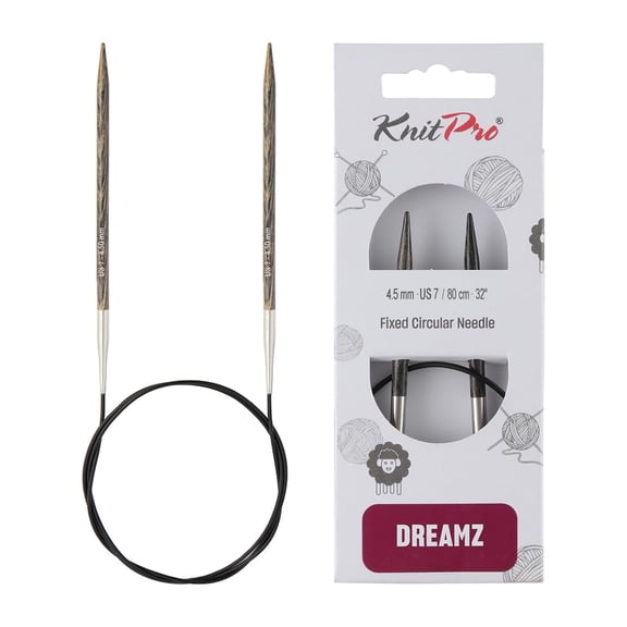 KnitPro Dreamz Fixed Circular Needles 32" 80cm US Size 7 4.5mm