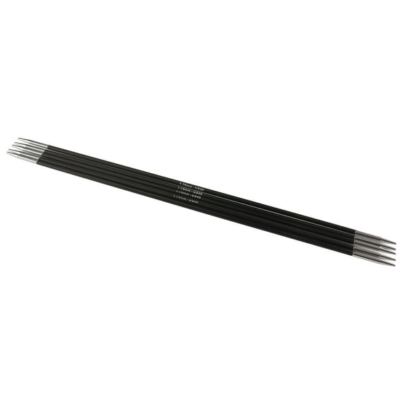 KnitPro-Karbonz Double Point Knitting Needles 6"-Size 00/1.75mm