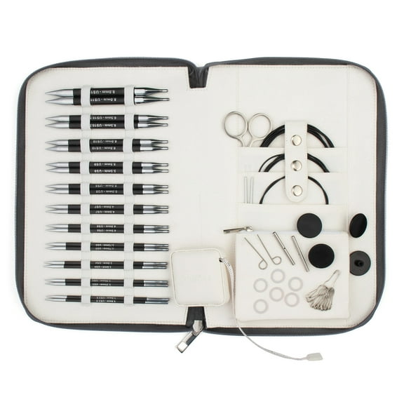 KnitPro-Karbonz Regal Interchangeable Knitting Needle Set 5"-Set Of Eleven