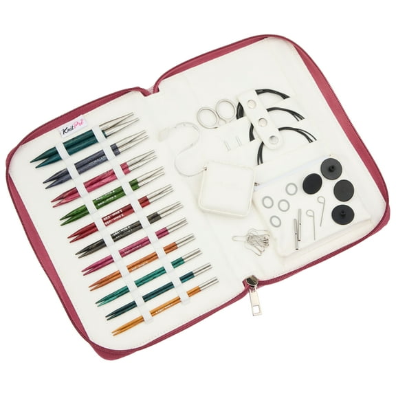 KnitPro-Dreamz Regal Interchangeable Needle Set 5.25"-11 Pair Interchangeable Tips