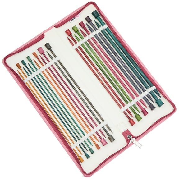 KnitPro-Dreamz Grande Single Point Needle Set 10"-11 Pair - Assorted Sizes