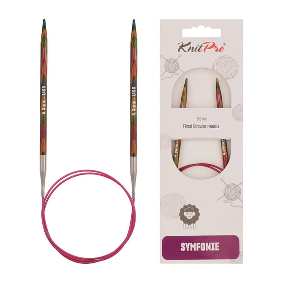 KnitPro Symfonie Fixed Circular Needles 32" (80cm) | 5.00mm