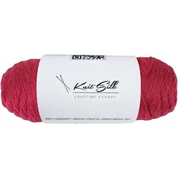 Knitsilk 100% Merino Wool Yarn-Marroon | 200+ Yards| 100gx2 Count |200 Grams |Friendly Handcrafted Material for Knitting, Crochet, and & Weaving
