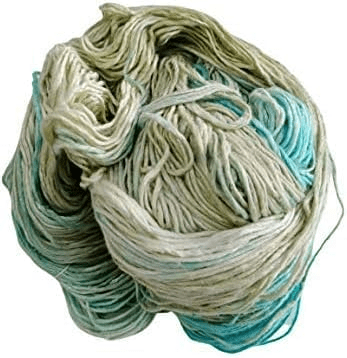 Knitsilk, 100% Recycled Silk Roving and Hand-Dyed Pure Mulberry Silk Yarn Perfect for Knitting, Crocheting, Weaving, and More 100 gm-225 Yards (Berlin) (Pack of 1)