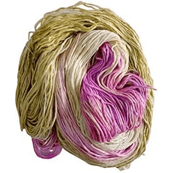 Knitsilk, 100% Recycled Silk Roving and Hand-Dyed Pure Mulberry Silk Yarn Perfect for Knitting, Crocheting, Weaving, and More 100 gm-225 Yards (Jordan) (Pack of 2)