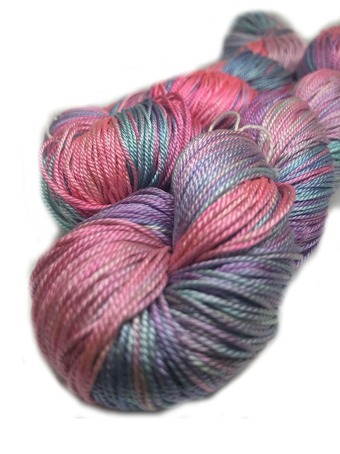 Knitsilk 3 Ply 100% Mulberry Silk Lace Weight Yarn Perfect for Knitting & Crocheting and Weaving (50 Grams – 260 Yards,Lotus)(Pack of 1)