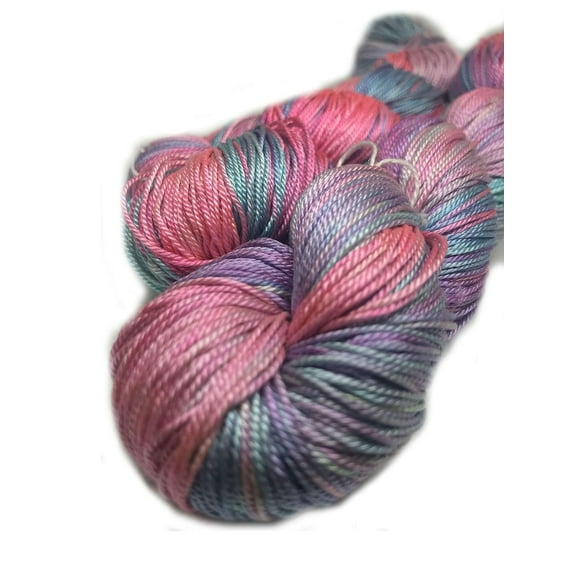 Knitsilk 3 Ply 100% Mulberry Silk Lace Weight Yarn Perfect for Knitting & Crocheting and Weaving (50 Grams 260 Yards,Lotus)(Pack of 1)