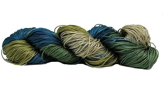 Knitsilk 3 Ply 100% Mulberry Silk Lace Weight Yarn Perfect for Knitting & Crocheting and Weaving Fine Quality Silk Yarn for Luxurious Creating Projects(50 Grams – 260 Yards,Chrysanthemum)(Pack of 2)