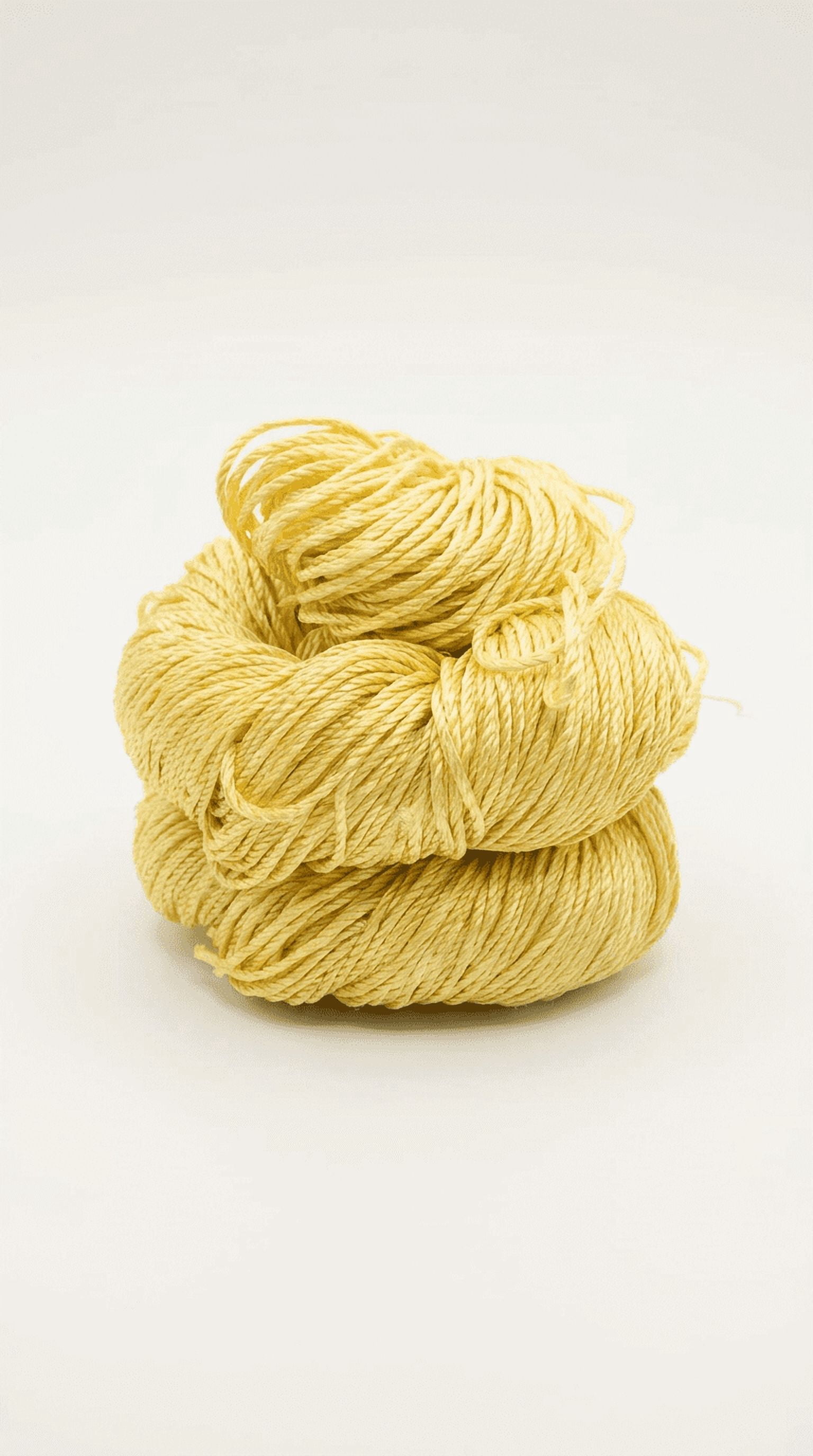 Knitsilk 3 Ply 100% Mulberry Silk Lace Weight Yarn Perfect for Knitting & Crocheting and Weaving Fine Quality Silk Yarn for Luxurious Creating Projects(50 Grams – 260 Yards, Pastel Yellow)(Pack of 5)