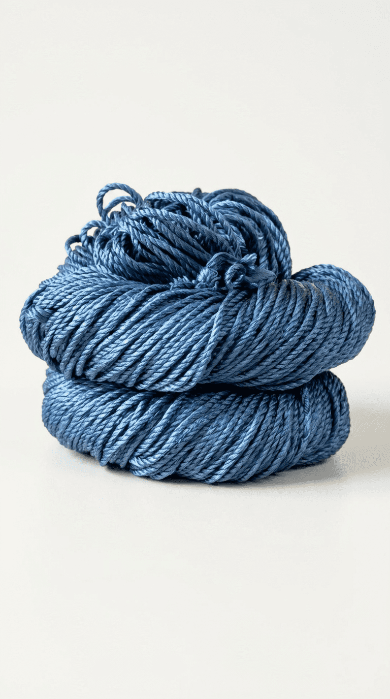 Knitsilk 3 Ply 100% Mulberry Silk Lace Weight Yarn| Perfect for Knitting & Crocheting and Weaving | Fine Quality Silk Yarn for Luxurious Creating Projects(50Gm–260Yards, Twilight Blue)(Pack of 2)