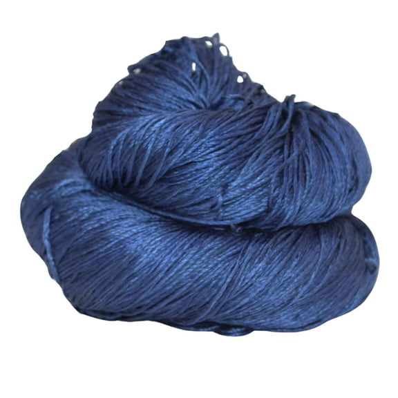 Knitsilk 3 Ply 100% Mulberry Silk Lace Weight Yarn| Perfect for Knitting & Crocheting and Weaving | Fine Quality Silk Yarn for Luxurious Creating Projects(50Gm260Yards, Twilight Blue)(Pack of 3)