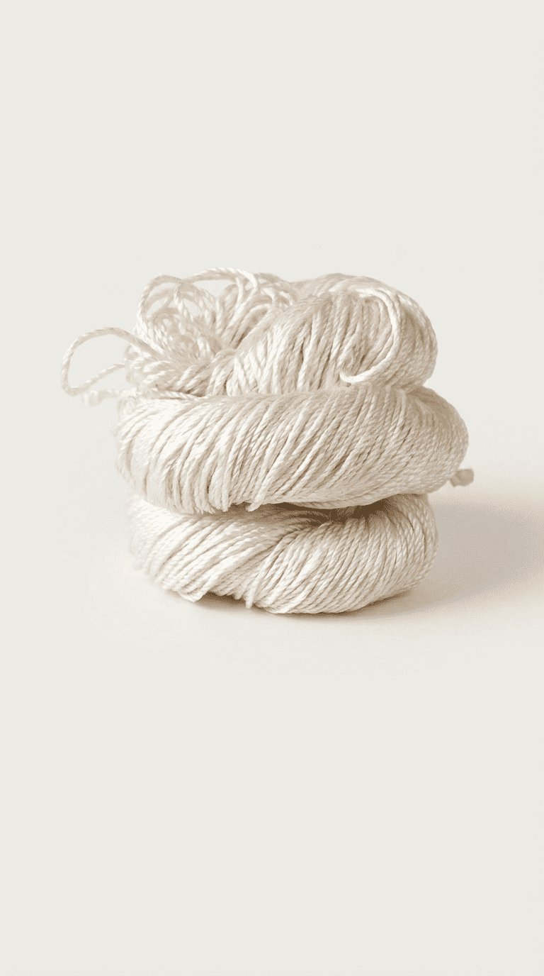 Knitsilk 3 Ply 100% Mulberry Silk Lace Weight Yarn | Perfect for Knitting & Crocheting and Weaving | Fine Quality Silk Yarn for Luxurious Creating Projects.(50Gm–260Yards, Ivory) (Pack of 5)