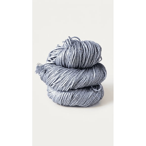 Knitsilk 3 Ply Mulberry Silk Lace Weight Yarn Perfect for Knitting & Crocheting and Weaving | Silk Yarn for Luxurious Creating Projects(50Gm260Yards, Silver Surfer)(Pack of 3)