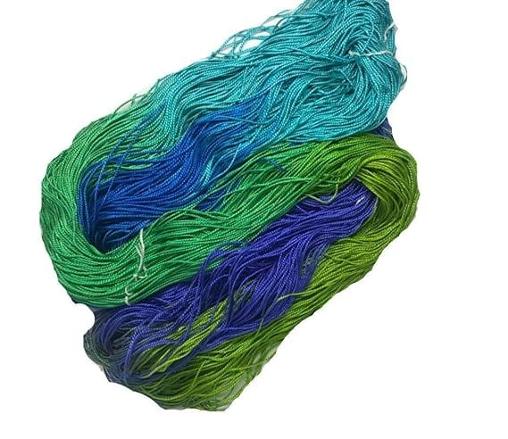Knitsilk 3 ply 100% Mulberry Silk Yarn 50 gram Lace Weight | Great for Knitting, Crochet, Weaving, Mixed Media (Plumbago)(Pack of 2)