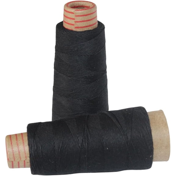 Knitsilk DK Silk Cotton Yarn -8 ply| 2/60NM,180 yards per cone | 50gm per Cone | Great for Knitting, Crocheting and Crafting | Black | Pack of 5