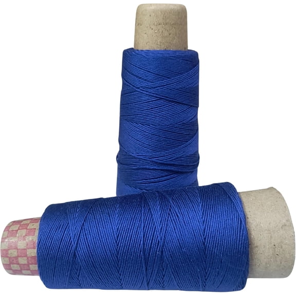 Knitsilk DK Silk Cotton Yarn -8 ply| 2/60NM,180 yards per cone | 50gm per Cone | Great for Knitting, Crocheting and Crafting | Blue | Pack of 1