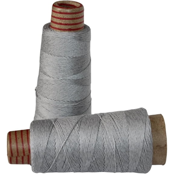 Knitsilk DK Silk Cotton Yarn -8 ply| 2/60NM,180 yards per cone | 50gm per Cone | Great for Knitting, Crocheting and Crafting | Grey | Pack of 2