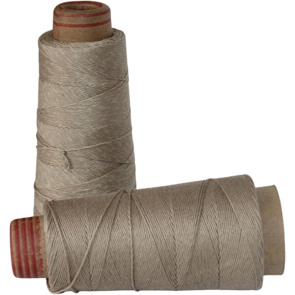 Knitsilk DK Silk Cotton Yarn -8 ply| 2/60NM,180 yards per cone | 50gm per Cone | Great for Knitting, Crocheting and Crafting | Khaki | Pack of 2