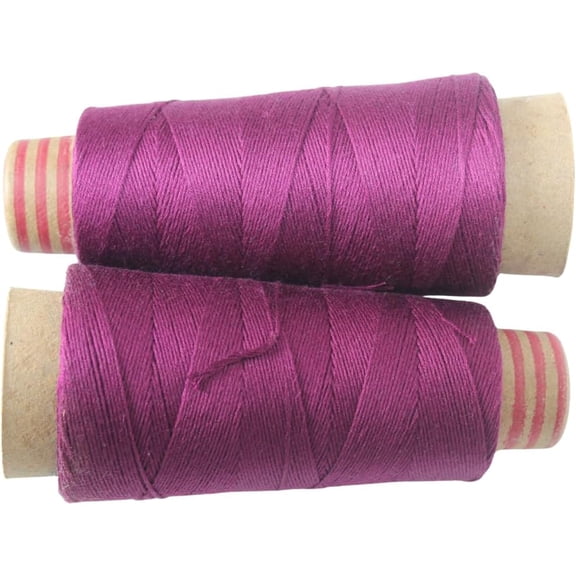 Knitsilk DK Silk Cotton Yarn -8 ply| 2/60NM,180 yards per cone | 50gm per Cone | Great for Knitting, Crocheting and Crafting |Magenta |Pack of 2