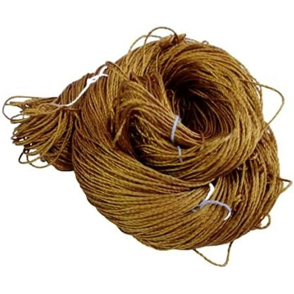 Knitsilk Reeled Mulberry Silk Yarn, Soft Silk Yarn, 3 ply Yarn, 260 Yards, 50 Grams (Golden Mustard)(Pack of 5)