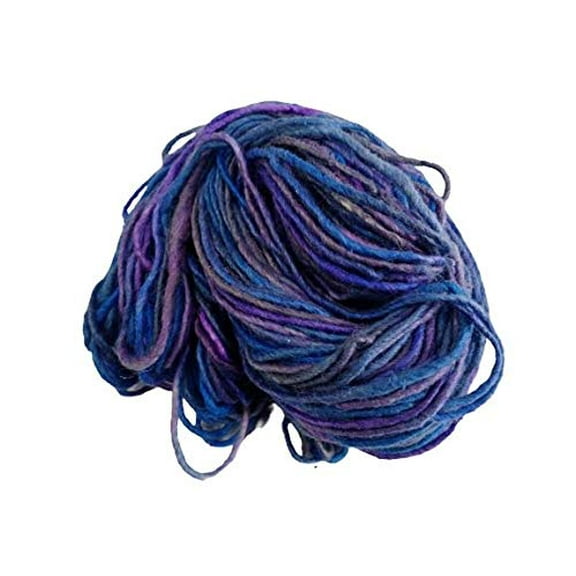 Knitsilk Silk Wool Blend Yarn Singles - Merino Silk Yarn, Sport/dk Weight, Variegated Yarn, Tonal Yarn, Hand-Dyed, Fair Trade - 100 Grams, 225+ yards (Bhramaputra)(Pack of 2)