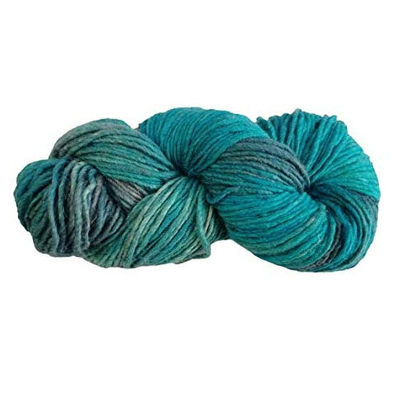 Knitsilk Silk Wool Blend Yarn Singles - Merino Silk Yarn, Sport/dk Weight, Variegated Yarn, Tonal Yarn, Hand-Dyed, Fair Trade - 100 Grams, 225+ yards (Yukon) (Pack of 1)