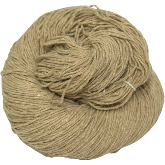 Knitsilk Tussah Carded Spun Silk Yarn 6 ply (6/30 Nm,100 Gm), Wild Silk Yarn 500+Yards | for Knitting, Crocheting, Hand Weaving, Rugs, Natural Earth Colors -Matt Finish (PCK of 2)