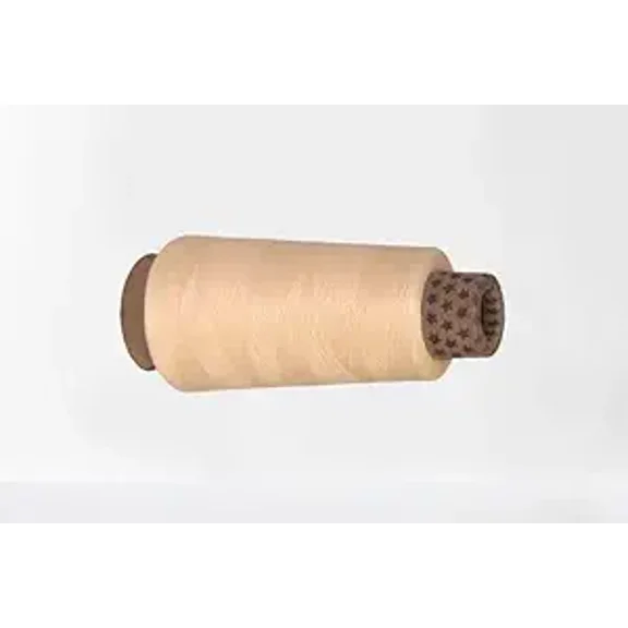 Knitsilk Wool, Cotton and Silk Blended Thread (2 ply 2/60's) - 50 Grams,Beige