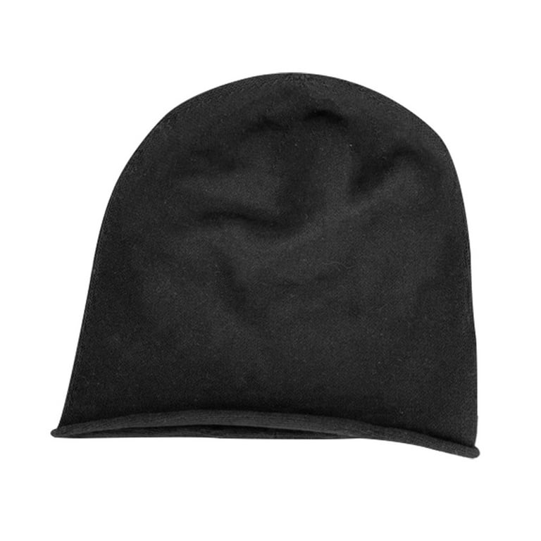 Onaparter Knitted Beanie Cachuchas Para Hombre Caps for Men Wind proof Hat Modern Style Multifunction Black Walmart