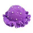 Knitted Bucket Hat Wide Brimmed Foldable Fisherman Hat Handcrafted Knit ...