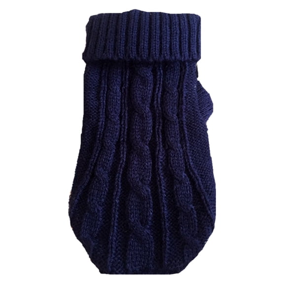 Knitted Chihuahua Sweater Extra Small Teacup Yorkie Winter Fall Puppy Warm Cat Clothing Cozy Pullover For Tiny Dogs Girls Boys Pet Apparel Length 23cm