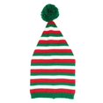 thumbnail image 1 of Knitted Christmas Hats for Men Women Cute Striped Xmas Hat Winter Warm Soft Santa Hats for New Year Festive Party Headwear Green One Size, 1 of 5