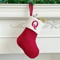 thumbnail image 1 of Knitted Christmas Stockings with Embroidered Letters - 7" Wool Blend Holiday Gift Bags for Fireplace & Tree (Kids Candy Holder, Personalized), 1 of 6