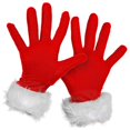 thumbnail image 1 of Knitted Cold Proof Plush Thickened Christmas Gloves, 1 of 5