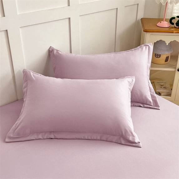 Knitted Cotton Pillowcase Set | Decorative Dormitory Pillow Covers | Machine Washable Polyester | Hidden Zipper | Multiple Patterns | Soft Comfortable Fabric | Home Decor for Bedroom Living Room