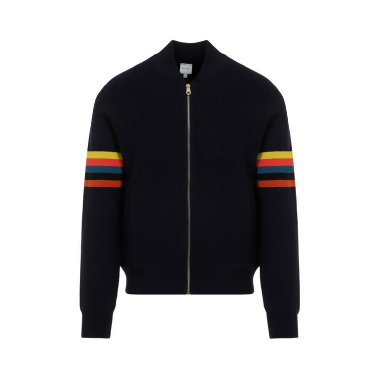 Paul Smith Men s Knitted Wool Bomber Jacket