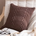 thumbnail image 1 of Knitted Decorative Pillow case 18''x18''  (With or Without Insert options), 1 of 1