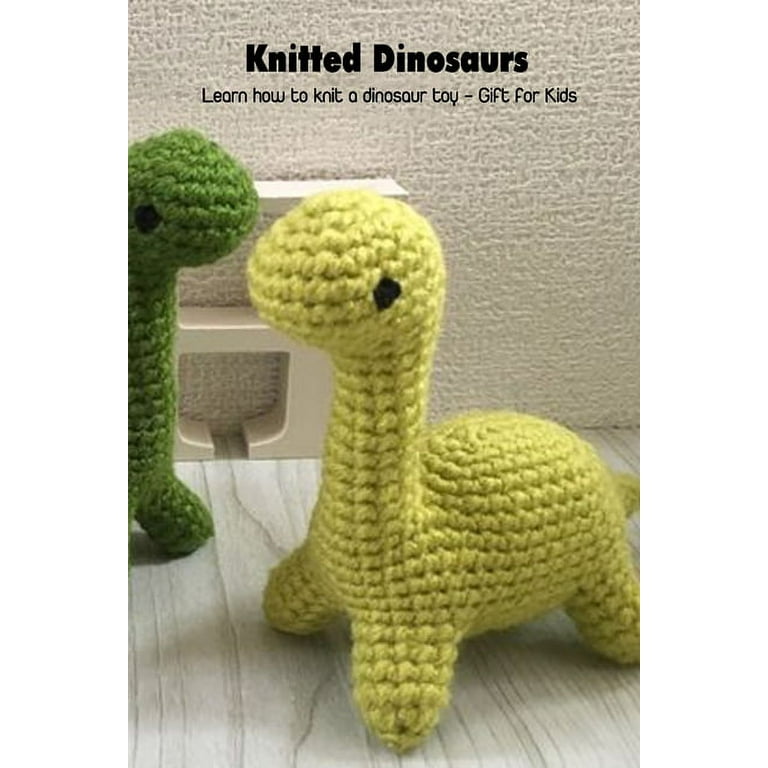 Set of Four Dinosaur Knitting Needle Minders