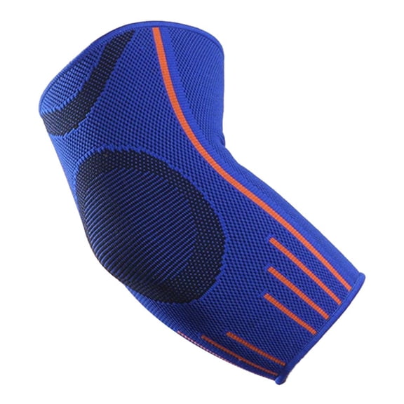 Knitted Elbow Pads with Reinforced Impact Protection for Basketball, Soccer, Volleyball, and Roller Sports