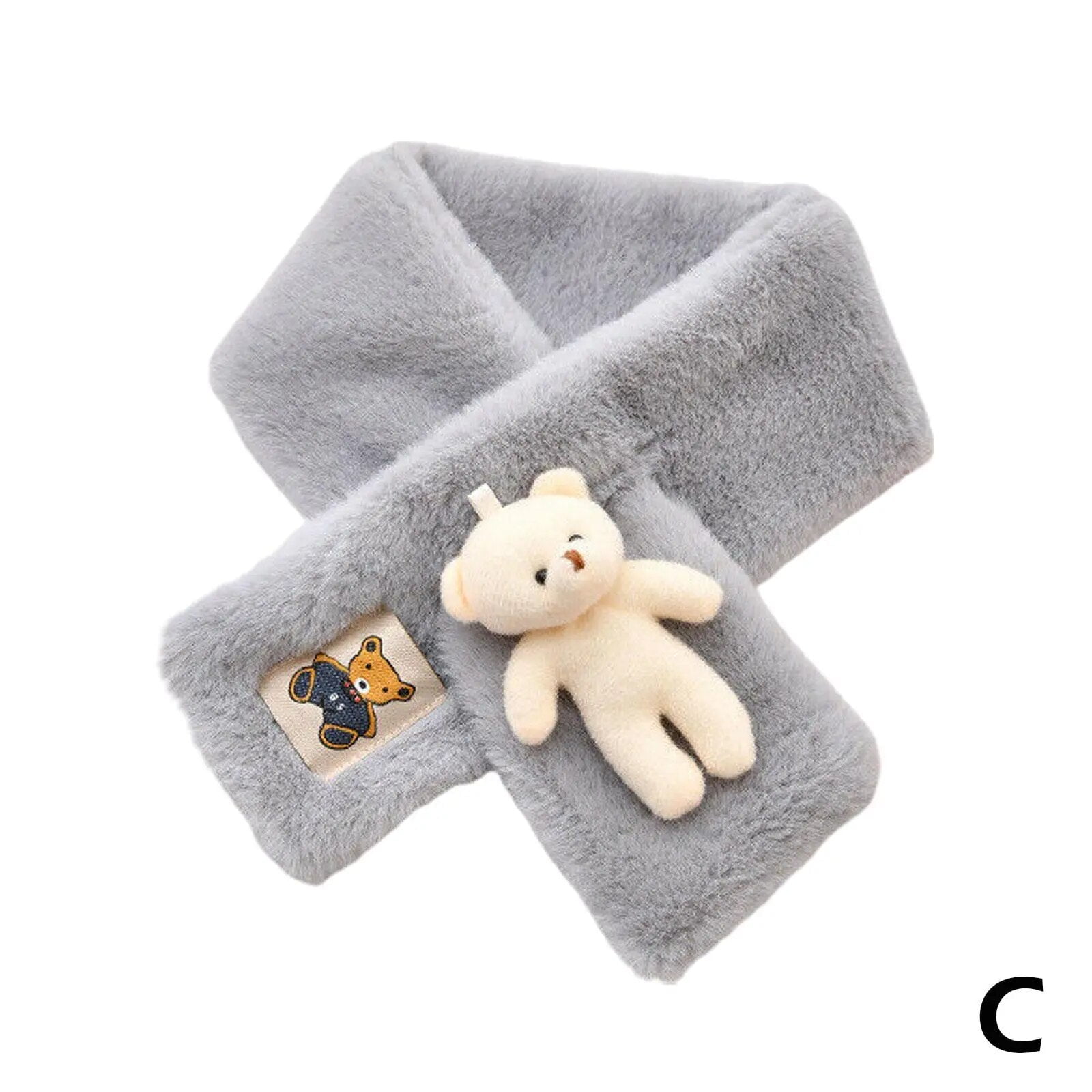 Knitted Faux Rabbit Fur Shawl Cross Scarf Collar Winter Collars and Scarves Neck Cover Women