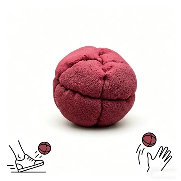 Knitted Footbag, 2In Sand Filled Kick Sack for Beach Outdoor Foot Training