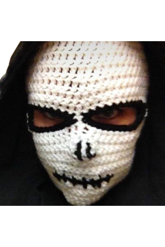 Knitted Full Face Cover Ski Mask for Men, Halloween Thermal Winter Warm Knit for Outdoor Sports