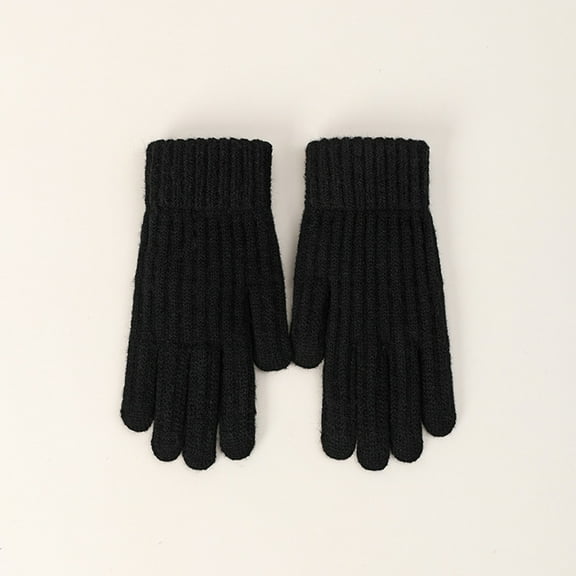 Knitted Gloves Winter With Thread Outdoor Windproof And Cold Warm Gloves Mittens for Women Cold Weather Insulated Ski Gloves Mittens Men Gloves Mitten Women Gloves Mitten Gloves Mittens Women Cold