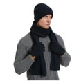 thumbnail image 1 of Knitted Hat, Scarf & Glove Sets for Men Women 3 Pack Unisex Couples Winter Thermal Warm Solid Color Beanies Hats Scarves and Gloves Set, 1 of 6