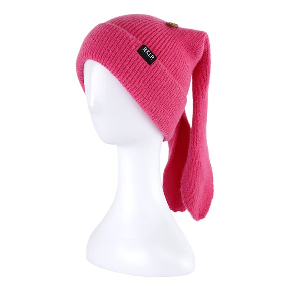 Knitted Hats Headdress Photo Props Handmade Headwear Photo Props Accessories Long Ears Theme