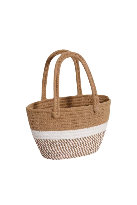 Knitted Heart Tote 14.17x14.17x1.57in Fabric Casual Satchel Khaki Red Green Roomy Shopper Bag Lightweight Daily Purse Patterned Handbag Essential Soft Carry Bag​